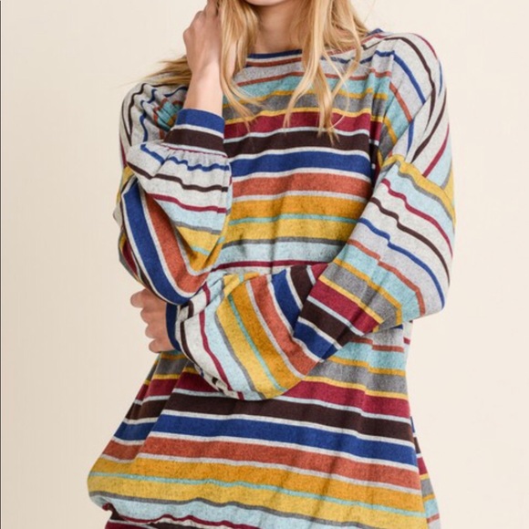 Multi-Strip Top - Picture 2 of 7